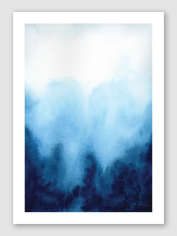 Blue Mist A2 3mm Bleed Unframed