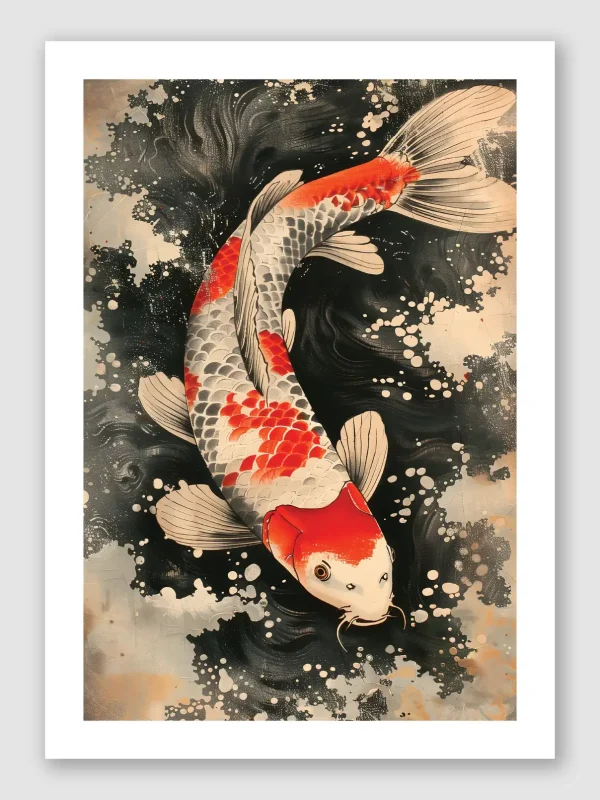 Calming Koi Unframed