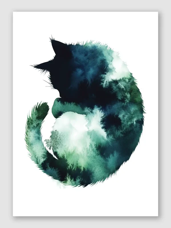 Emerald Slumber Unframed