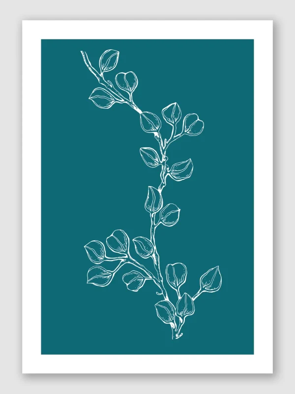 Eucalyptus Lines A2 3mm Bleed Unframed
