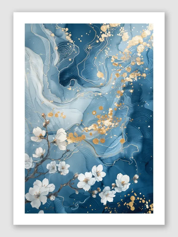 Floating Blossom Unframed