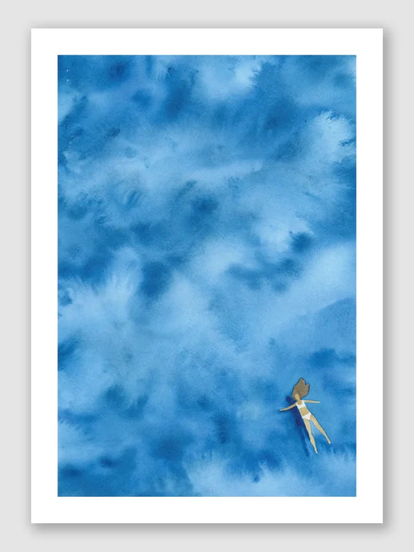 Floating Free A2 3mm Bleed Unframed