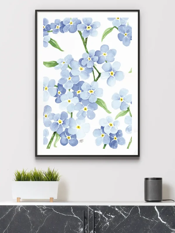 Forget Me Not Mockup
