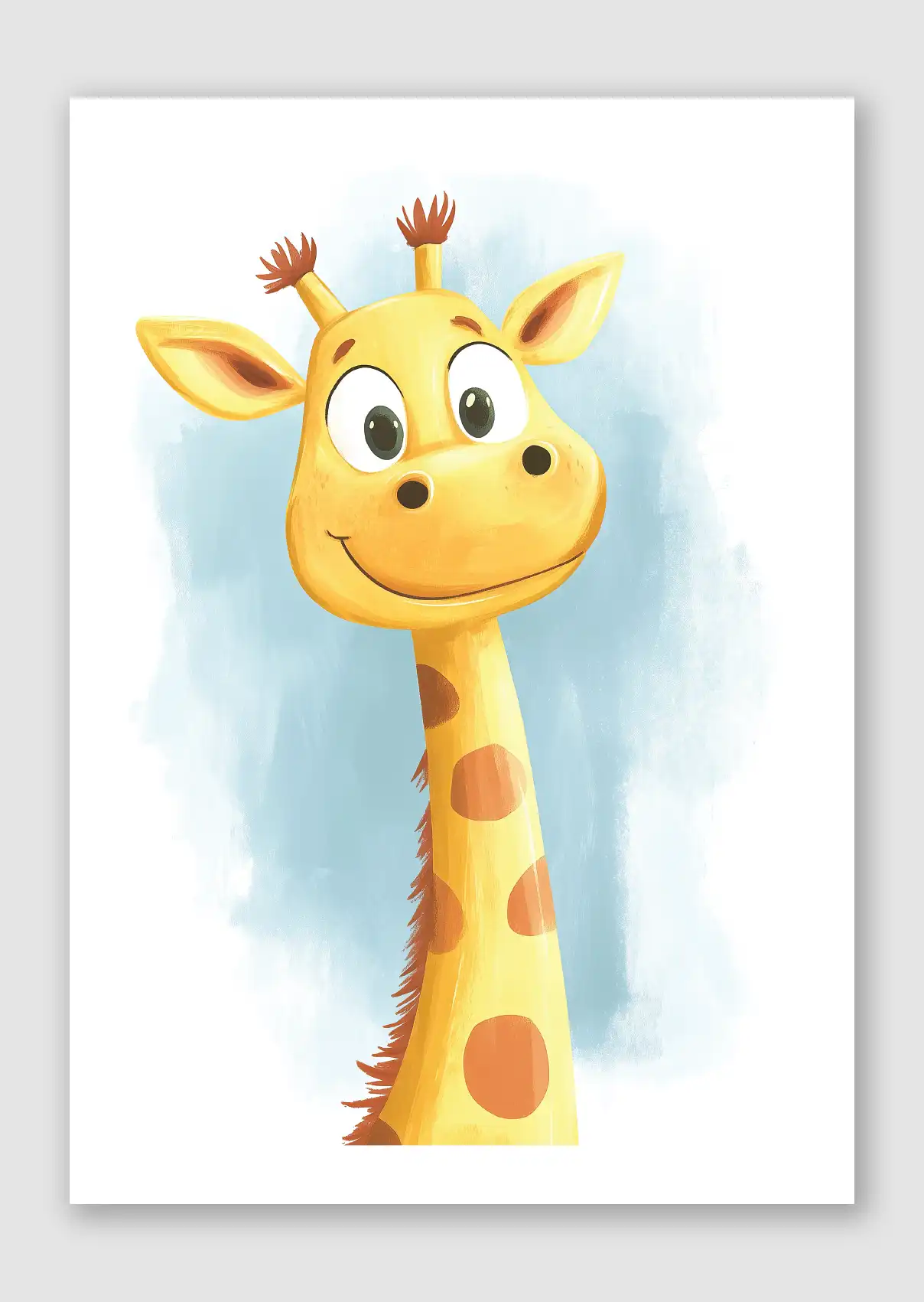 Ginny The Giraffe Unframed