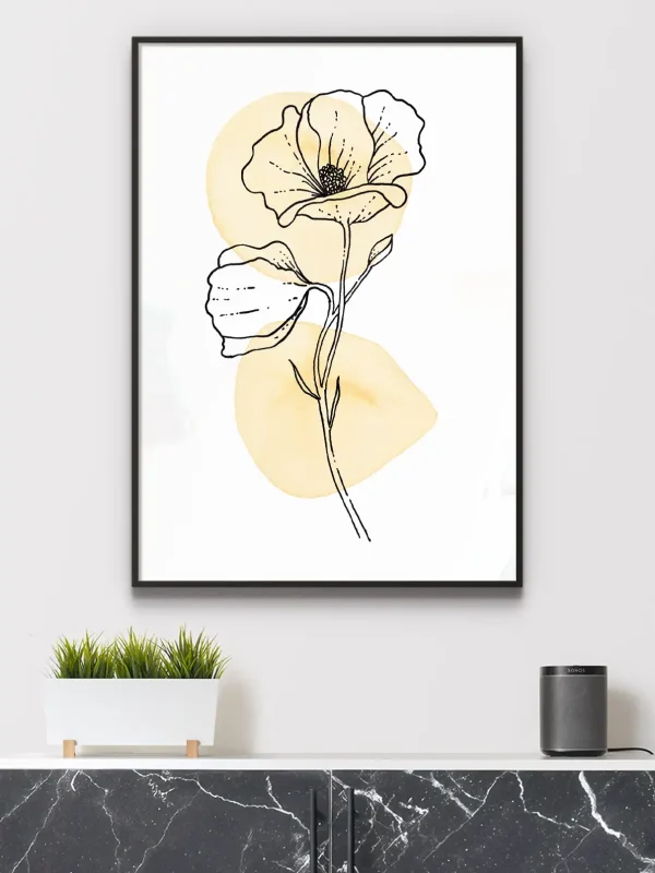Golden Poppy Mockup