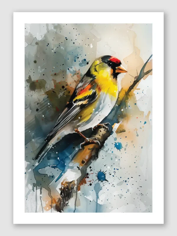 Goldfinch Unframed
