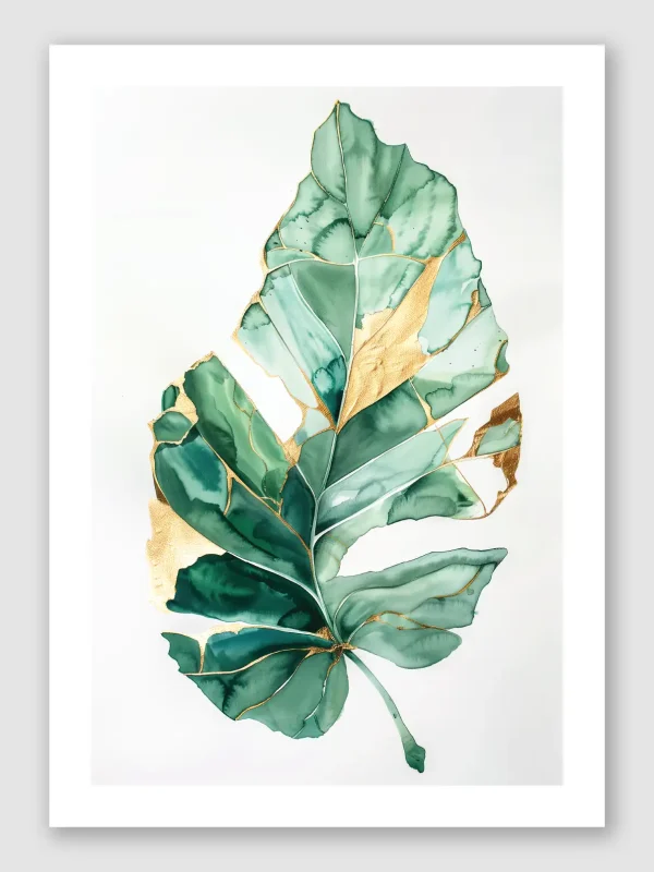 Kintsugi Lily Unframed
