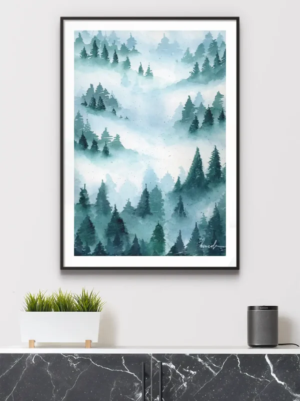 Misty Forest Mockup