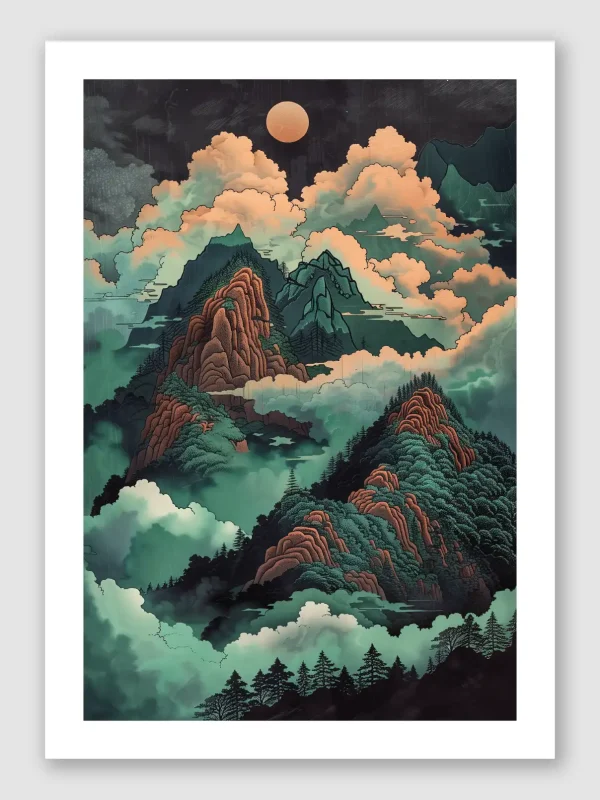 Mountain Serenity Unframed