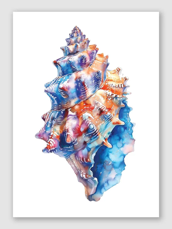 Seaside Spiral Unframed