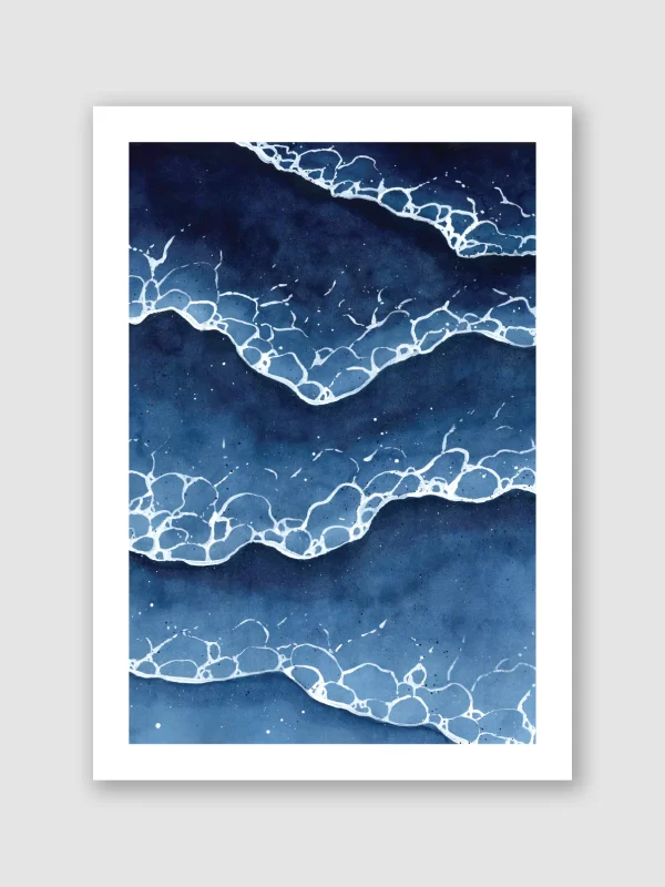 Stormy Seas A2 3mm Bleed Unframed
