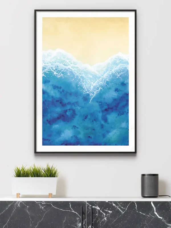 Turquoise Waves Mockup
