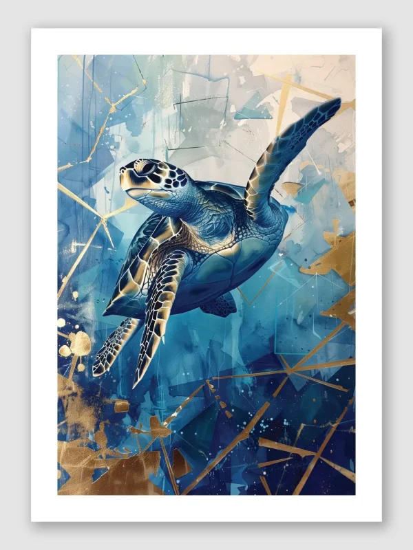 Turtle S Odyssey Unframed