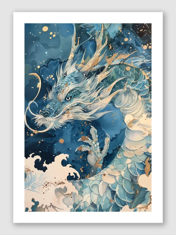 Water Dragon Unframed