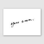 You Can