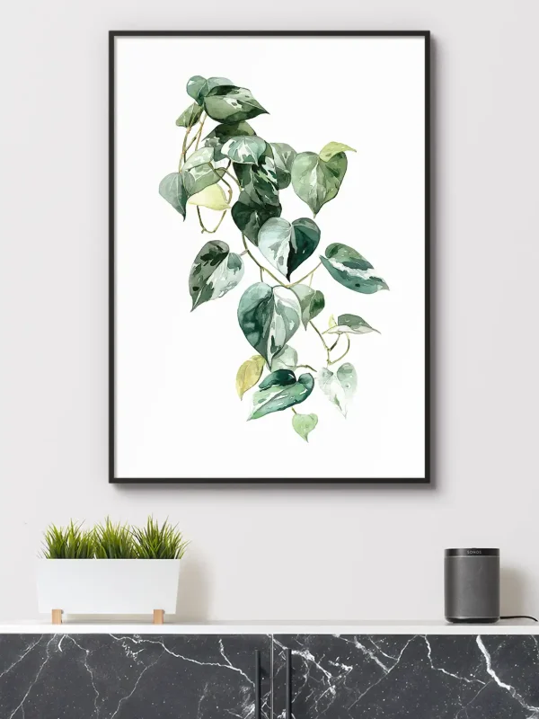 Heart Of Pothos Mockup