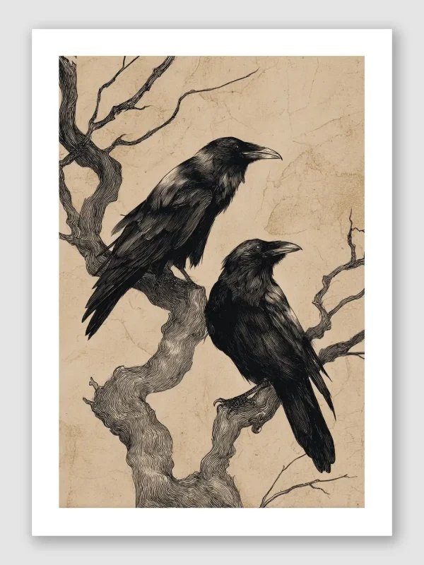 Murder S Perch Unframed